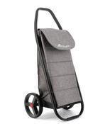 ROLSER COM 8 Tweed Polar Trolley - Grey with Black Frame
