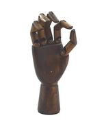 Dark Wood Mannequin Right Hand Display