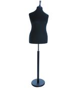 Exclusive Female Plus Size 12/14 Tailors Dummy with Disc Base - Black