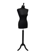 Exclusive Female Tailors Dummy with Tripod Base - Black
