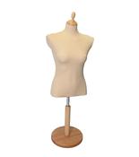 Exclusive Short Female Tailors Dummy with Short Disc Base - Natural