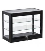 Fully Assembled Counter Top Showcase Display Cabinet – Black