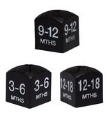 Infant Black and White Age Size Cube - Pack of 50