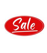 Italic Oval 'Sale' Poster - 711mm x 343mm
