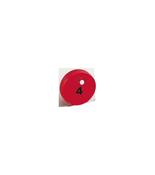 Large Disc - No. 4 Red (5 Packs)