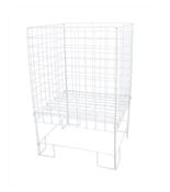 Large White Square Dump Basket - 550mm x 550mm x 740mm