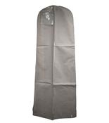 Light Grey Fabric Gown Dress Cover with 8" Tapered Gusset image