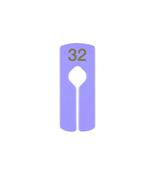 Lilac Rail Divider No32 - Pack of 5