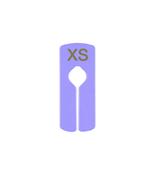 Lilac Rail Dividers XS - Pack of 5