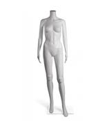 Iconique Matt White Female Headless Mannequin - Leg Forward