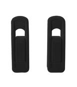 Non-Slip Black Velvet Clips for Velvet Hangers - Pack of 10