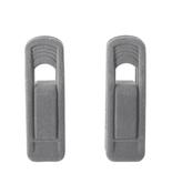 Non-Slip Grey Velvet Clips for Velvet Hangers - Pack of 10