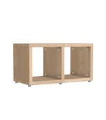 Oak Storage Cube Shelving 1 x 2