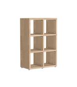Oak Storage Cube Shelving 3 x 2