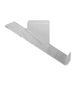 Perspex Slatwall Sloping Shelf - Right side