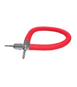 Red Rope &amp; Chrome Ends - 1000mm