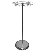 Revolving Chrome Tie/Belt Rail Stand