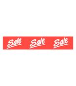 'Sale'  Repeated Poster Red &amp;White - 902mm x 165mm