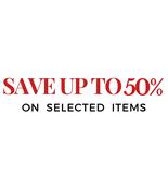 'Save Up to 50% On Selected Items' Poster - 1000mm x 250mm