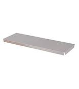 Silver Steel Twin Slot Shelf - 1000mm Width