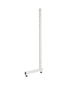 Single - 2000mm White Twin Slot L Leg