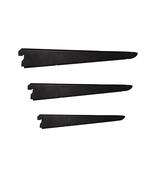 Twin Slot System - Black Shelf Bracket image