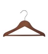 Walnut Kids Hanger with Trouser Bar - No Notches - 300mm - Pack of 5