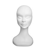White Polystyrene Female Display Head