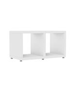 White Storage Cube Shelving 1 x 2