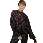 Silvian Heach Leopardprint Frill Neck Blouse - 16 image