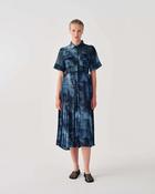 Beatrice B Printed Pleated Shirt Dress - 10 image