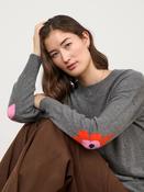Cocoa Cashmere Kelee Dark Grey Cashmere Jumper - S image