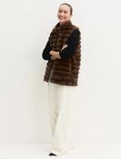 Emme EMMBACCANO Long Jersey Gilet - COGNAC - 8 image