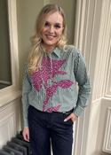 Essentiel Antwerp KDOT Green, White Shirt with Embellishments. - 36 image