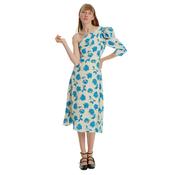 Exquise One Sleeve Patterned Midi Dress - 14 image