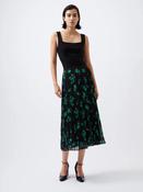 French Connection Alessandra Recycled Pleated Skirt - XL image