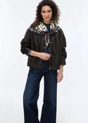 IBLFIBBIA LEATHER BOMBER JACKET Dark Brown - 12 image