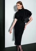 Kameya Black Lace Fitted Dress - 10 image