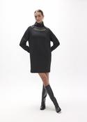 Lola Casademunt Neoprene Dress with Rhinestone Detail - XL image