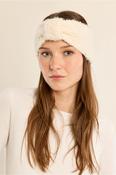 Heather Wool Headband - Cream image