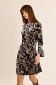 Molly Bracken Short Dress, Flared Sleeves - XS image