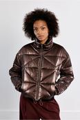 Molly Bracken Metallic Down Jacket - S image