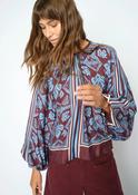 Mos Mosh Milkey Linocut Blouse - Port Royale - M image