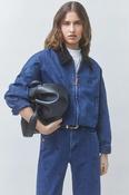 Suncoo DEVON Denim Jacket with Black Rhinestone Details - 1 image