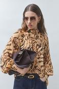 Suncoo LUX Flowy blouse with animal print - 3 image