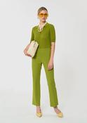 Tara Jarmon Paulin Trousers Green Double Canvas - 36 image