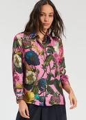 Vilagallo PINK FLORAL SILK SHIRT - 36 image