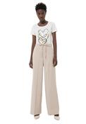 Fracomina Palazzo Pant Flare With Pinstriped Effect - XS image