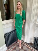 Matilde Cano Naranja Midi Raso Dress in Green - 10 image