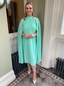 Moskada Mimosa Mint Green Cape Dress - 12 image